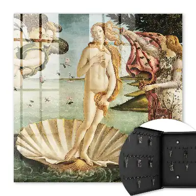 Wall mounted key cabinet The Birth of Venus Full of Elegance