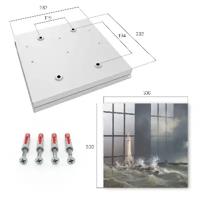 Key cabinet Stormy sea scenery