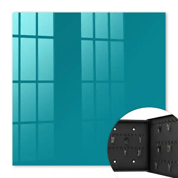 Key cabinet Cool turquoise shade of calm