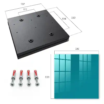 Key cabinet Cool turquoise shade of calm