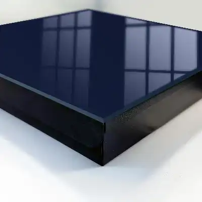 Wall mounted key box Dark navy blue modern elegant