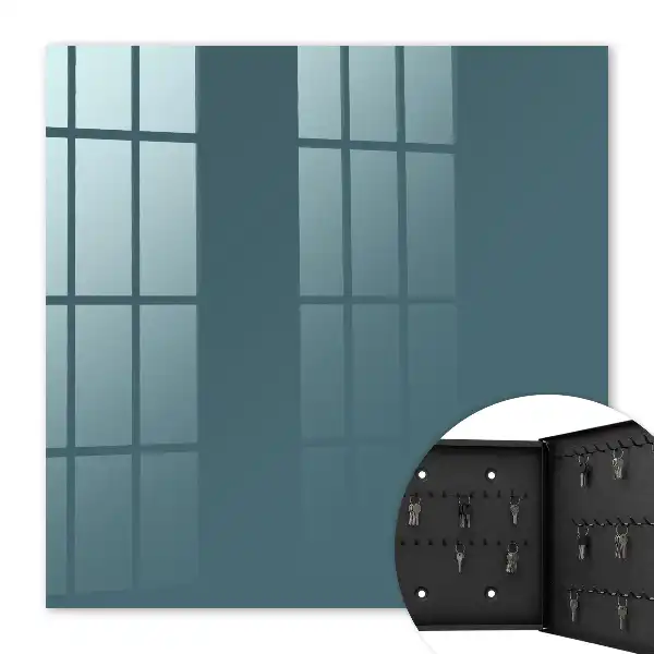 Key cabinet Muted turquoise modern elegance