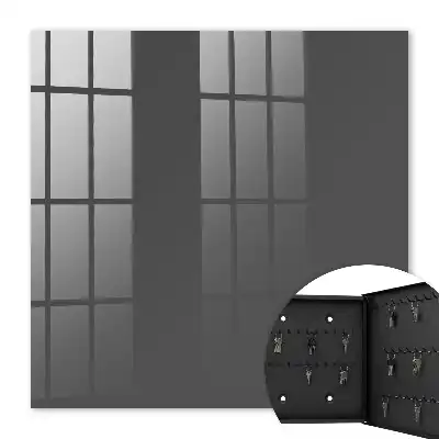 Wall mounted key cabinet Dark gray