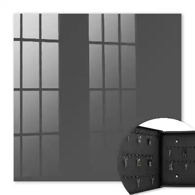 Wall mounted key cabinet Dark gray