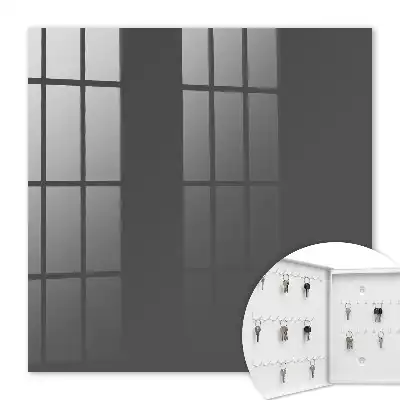 Wall mounted key cabinet Dark gray