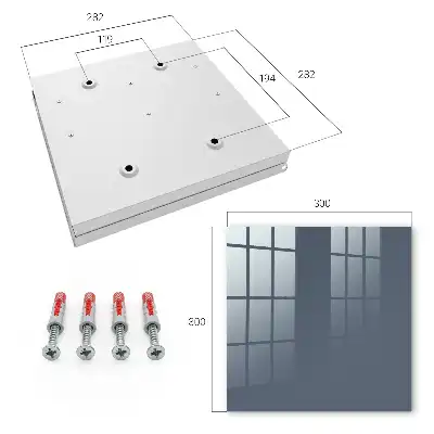 Decorative key box Cool gray elegant design