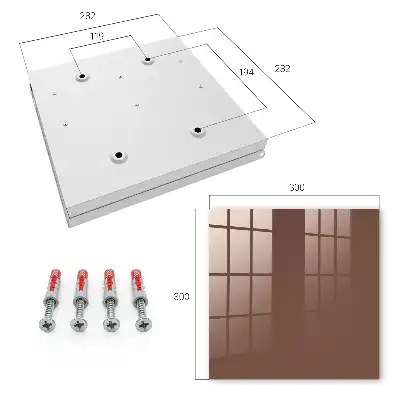 Decorative key box Brown color full of elegance