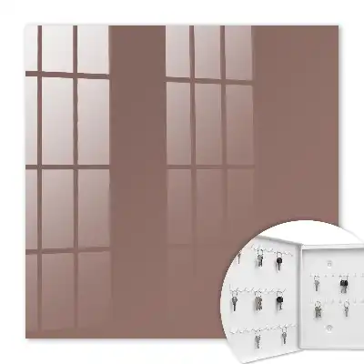 Wall mounted key box Light brown additional patterns