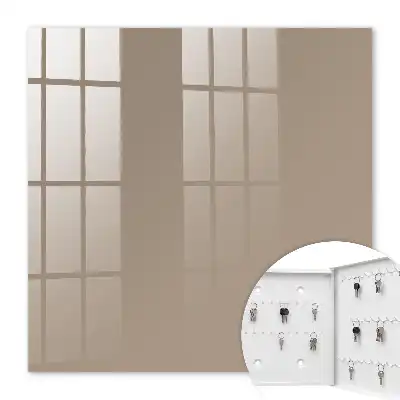 Key cabinet Intense orange color - light brown