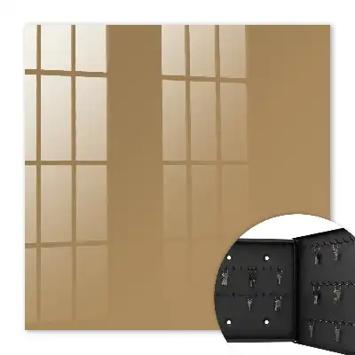 Wall mounted key box Vivid minimalist brown color