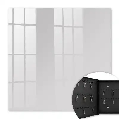 Wall mounted key cabinet Gray color