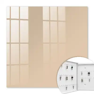 Decorative key box Beige orange calm elegance