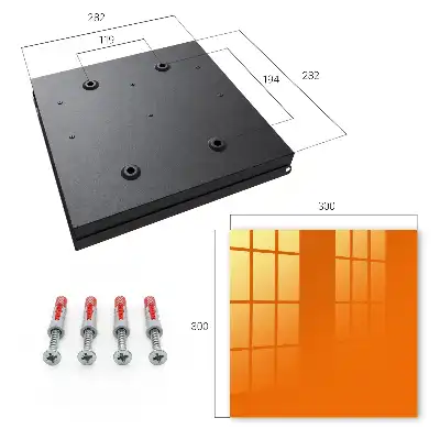 Key cabinet Strong orange heat energy