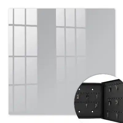 Wall mounted key cabinet Smooth gray