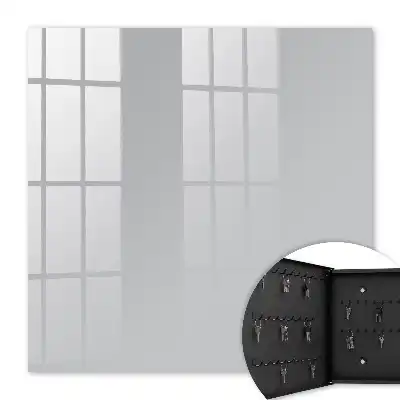 Wall mounted key cabinet Smooth gray