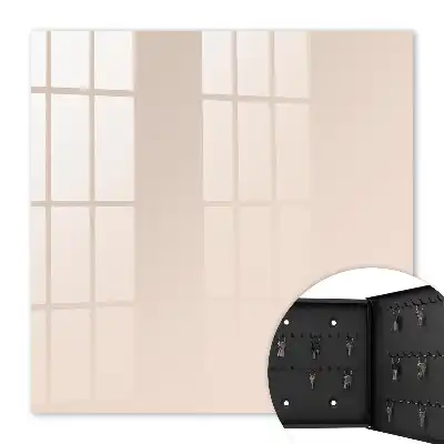 Decorative key box Warm beige subtle simplicity