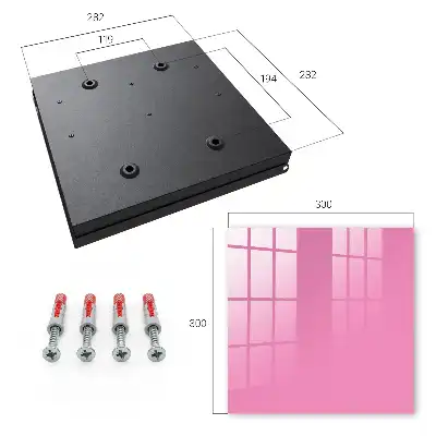Key cabinet Cool pink of unnecessary decorations