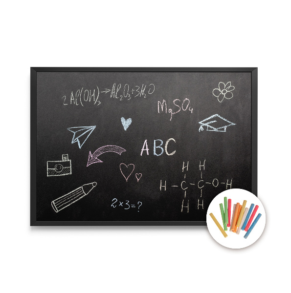 Wall chalk board unique 100x70