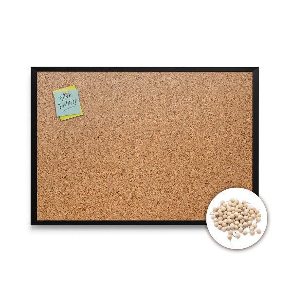 Wall cork memo board modern 120x90