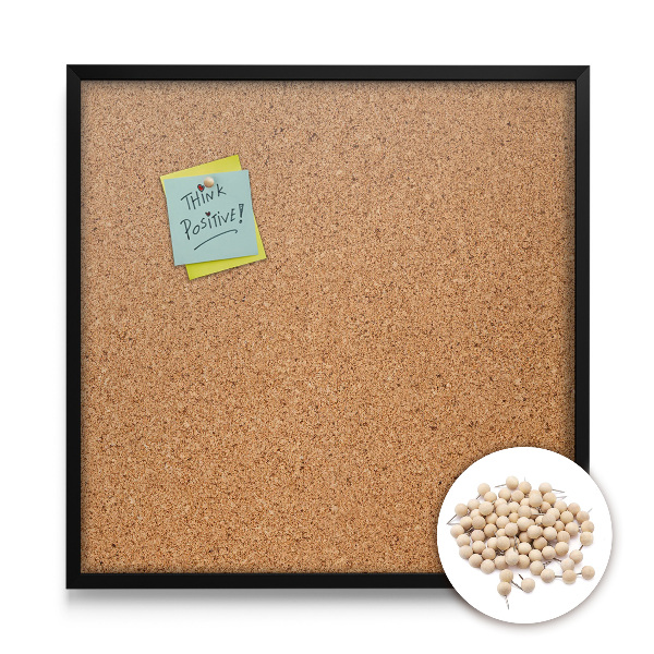 Cork display board modern 50x50