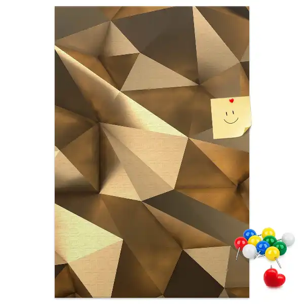 Cork pin board Three-dimensional abstraction