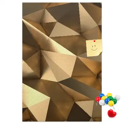Cork pin board Three-dimensional abstraction