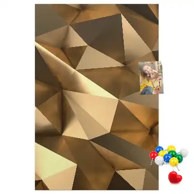 Cork pin board Three-dimensional abstraction