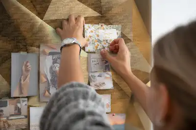 Cork pin board Three-dimensional abstraction