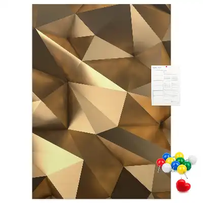 Cork pin board Three-dimensional abstraction