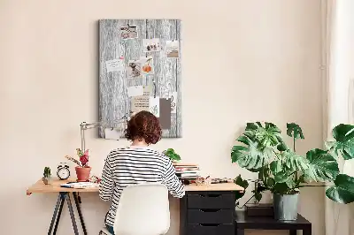 Raw Wood Cork Note Board