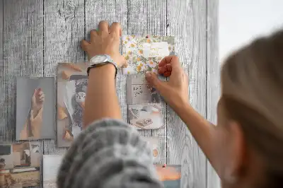 Raw Wood Cork Note Board