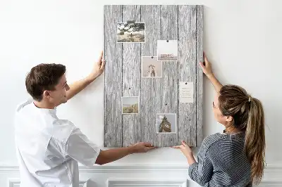 Raw Wood Cork Note Board