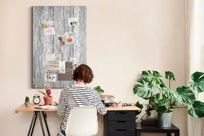 Raw Wood Cork Note Board