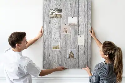 Raw Wood Cork Note Board