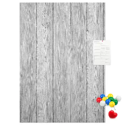 Raw Wood Cork Note Board