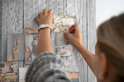 Raw Wood Cork Note Board