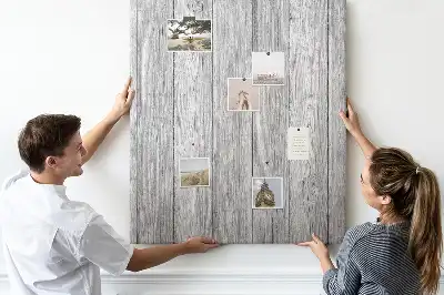 Raw Wood Cork Note Board