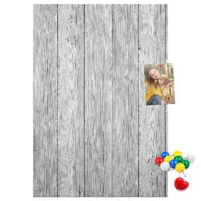 Raw Wood Cork Note Board