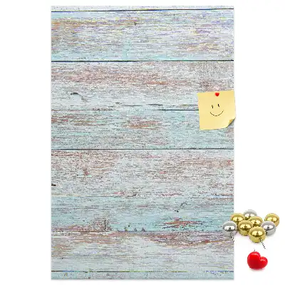 Light pastel cork wall memo board