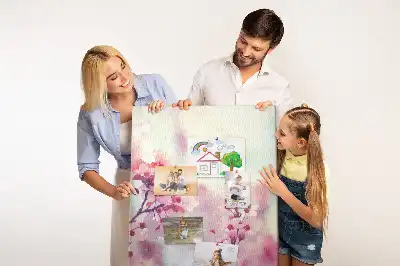 Cork Note Board Spring flowers