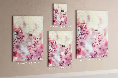 Cork Note Board Spring flowers
