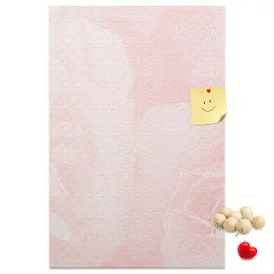 Red Roses Flowers Wall Cork Memo Board