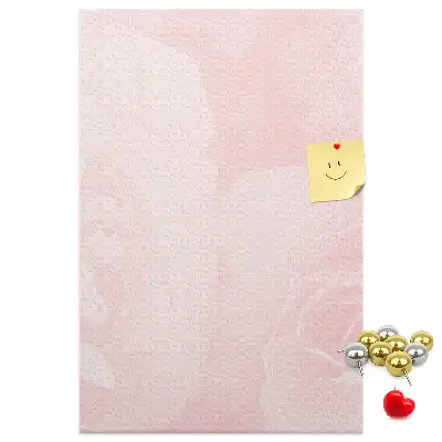 Red Roses Flowers Wall Cork Memo Board