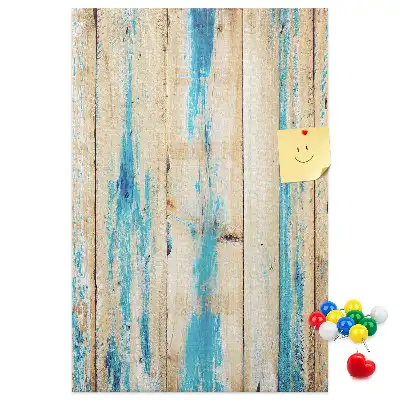 Cork Note Board Wood with history