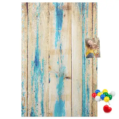 Cork Note Board with Wood Frame