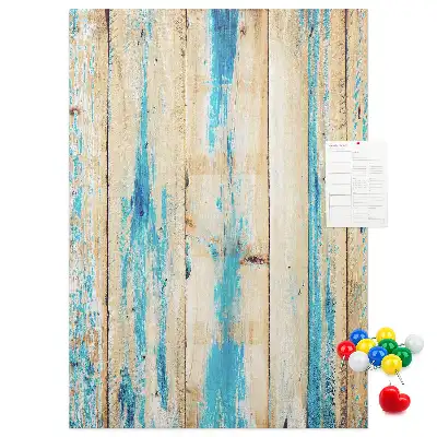 Cork Note Board with Wood Frame