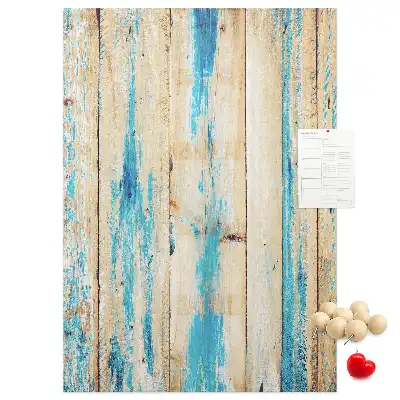 Cork Note Board Wood with history