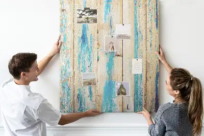 Cork Note Board with Wood Frame