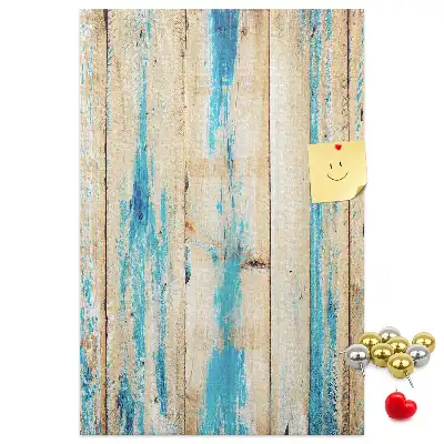 Cork Note Board Wood with history