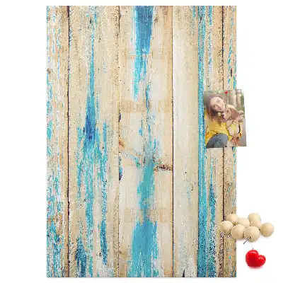 Cork Note Board Wood with history